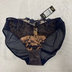NWT Dita Von Teese Victresse Hi Cut Brief Size Medium